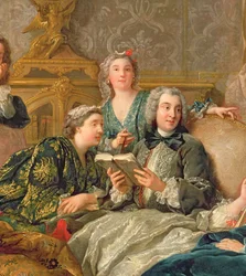 The Reading from Moliere (detail)
